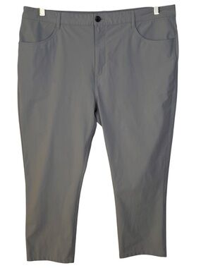 Vuori Meta Pants Mens 38 Gray Performance Chino Stretch Golf Casual Tech
